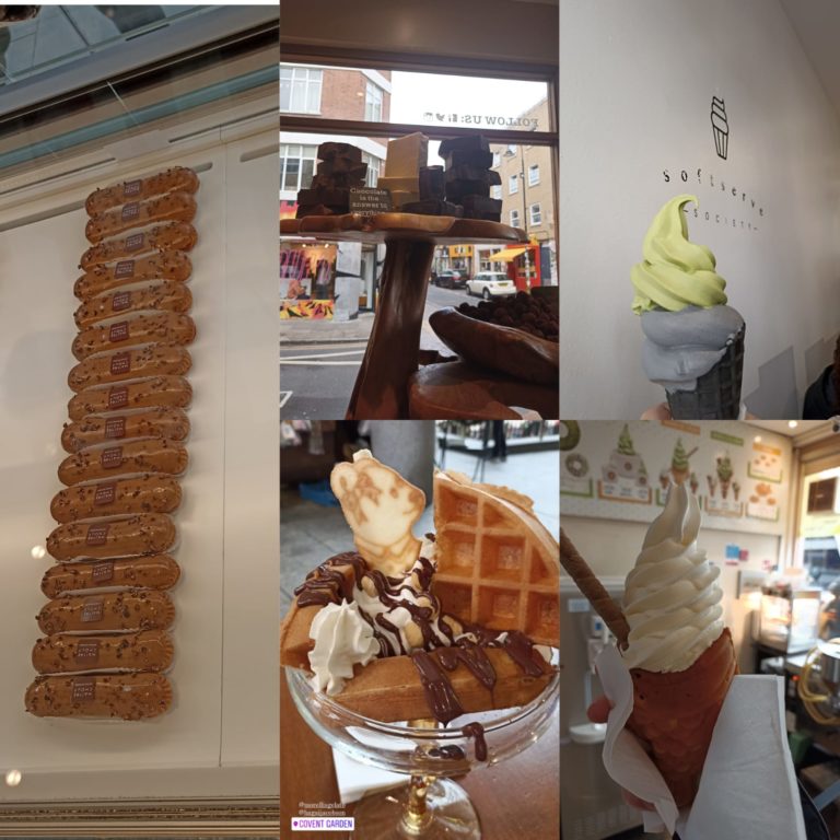 גלידה ואקלרים בלונדון